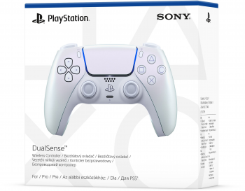 Бездротовий геймпад SONY DualSense для PS5 Chrome Pearl (1000044446) | Фото 2