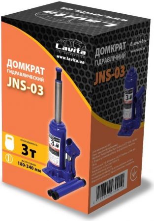 Купить домкрат Домкрат Lavita гідравлічний 3т, 180-340мм, Синій (LA_JNS-03) | Фото 5