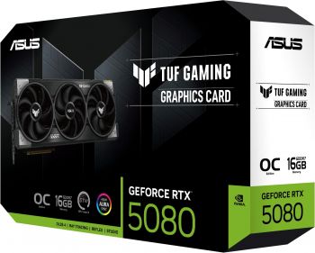 Відеокарта ASUS GeForce RTX 5080 16GB GDDR7 OC TUF (90YV0M30-M0NA00) Відеокарта ASUS GeForce RTX 5080 16GB GDDR7 OC TUF (90YV0M30-M0NA00) | Фото 3