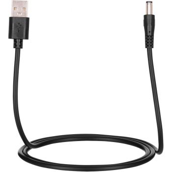 Кабель живлення 2E USB-A - DC 5,5х2,1 мм, 5V/1,5A (1283126552816) | Фото 1