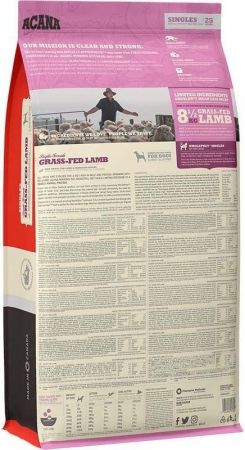 Сухий гіпоалергенний корм для собак Acana Grass-Fed Lamb 17 кг (a57017) | Фото 3