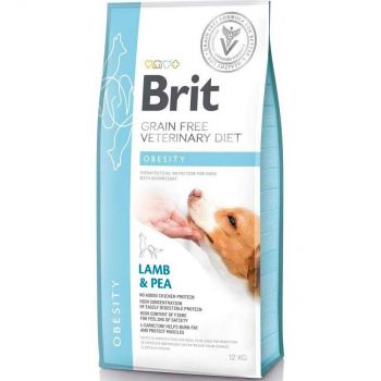 Сухий корм для дорослих Brit VetDiets при надмірній вазі з ягнятиною індичкою та горохом 12 кг (8595602528066) | Фото 4
