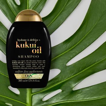 OGX Для зволоження і гладкості волосся з олією гавайського горіха 385 мл (0022796974211) | Фото 4