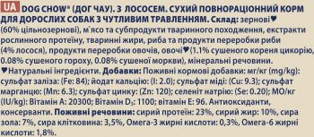 Purina Dog Chow для схильних до алергії, з лососем, 14 кг (7613034488244) Purina Dog Chow для схильних до алергії, з лососем, 14 кг (7613034488244) | Фото 5