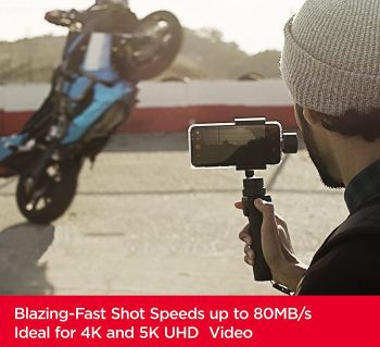 Карта пам`яті SANDISK microSD 128GB C10 UHS-I U3 R190/W90MB/s Extreme Pro V30 + Адаптер SD (SDSQXAA-128G-GN6MA) | Фото 6