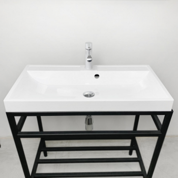 Купить раковину Раковина Adamant Streng New 990x410x123мм біла (100002890) | Фото 4