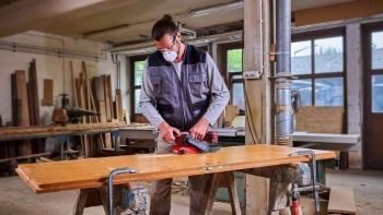 Шліфмашина стрічкова акумуляторна EINHELL TP-BS 18/457 Li 18В (без АКБ та ЗП) (4466270) | Фото 4