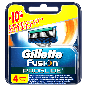 GILLETTE Fusion ProGlide (4 шт.) (7702018085514) | Фото 1