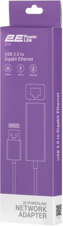 Купить переходник и адаптер Мережевий адаптер 2E PowerLink U2085 1xGE, USB 3.0 (2E-U2085) | Фото 4