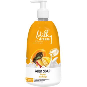 Крем-мило рідке Milky Dream Папайя та манго 1000мл | Фото 1