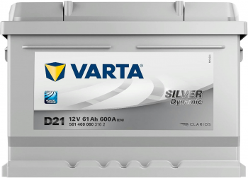 Автомобільний акумулятор VARTA 6CT-61 (0) 561 400 060 Silver Dynamic D21 Автомобільний акумулятор VARTA 6CT-61 (0) 561 400 060 Silver Dynamic D21 | Фото 2