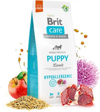  Brit Care Dog Hypoallergenic Puppy гіпоалергенний з ягням 3кг (8595602558964) | Фото 4