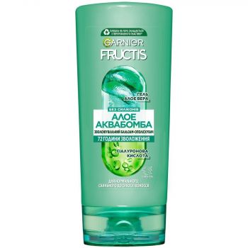 Бальзам-ополіскувач Garnier Fructis Алое для нормального волосся 200мл Бальзам-ополіскувач Garnier Fructis Алое для нормального волосся 200мл | Фото 1