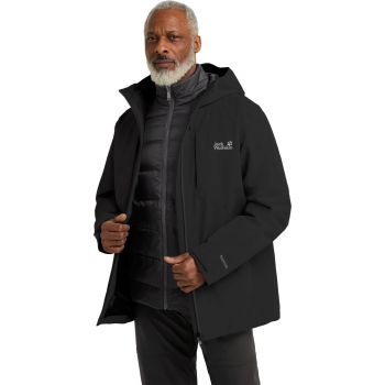 Пуховик чоловічий Jack Wolfskin Icecape 3In1 Down Jkt M Down Rds A65265_6000 S чорний (4064886558914) Пуховик чоловічий Jack Wolfskin Icecape 3In1 Down Jkt M Down Rds A65265_6000 S чорний (4064886558914) | Фото 1