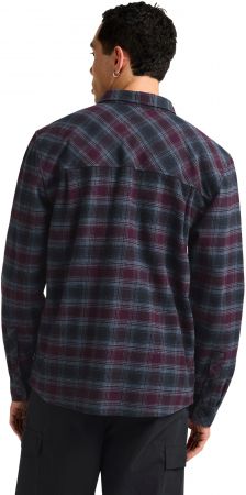 Сорочка чоловіча Jack Wolfskin Baja Flannel Shirt M A65028_T0003 M сливова/синя (4064886563949) Сорочка чоловіча Jack Wolfskin Baja Flannel Shirt M A65028_T0003 M сливова/синя (4064886563949) | Фото 6