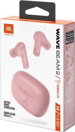 Навушники JBL Wave Beam 2 Pink (JBLWBEAM2PIK) | Фото 13