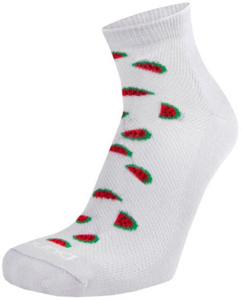 Шкарпетки дитячі Duna 23-26 1 пара білі з принтом Кавуни (4823094648875) | Фото 2