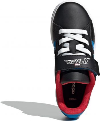 Кеди дитячі ADIDAS Grand Court Spider-Man EL K JQ8073 31 (12.5K UK) чорні (4068801292693) | Фото 3
