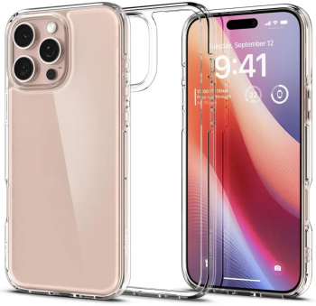 Чохол Spigen для APPLE iPhone 16 Pro Max, Ultra Hybrid, Crystal Clear (ACS07992) Чохол Spigen для APPLE iPhone 16 Pro Max, Ultra Hybrid, Crystal Clear (ACS07992) | Фото 15