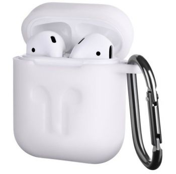 2Е для Apple AirPods Pure Color Silicone Imprint White (2E-AIR-PODS-IBPCSI-3-WT) | Фото 1