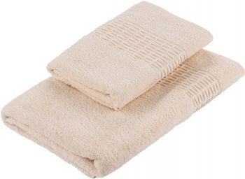 Набір махрових рушників ARDESTO Lotus 2 шт., 50х90см, 70х140см, айворі. (ART2357IV) | Фото 7