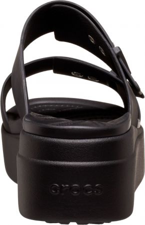 Шльопанці жіночі Crocs Brooklyn Buckle Low Wedge 207431-001 37-38 (W7 US) чорні | Фото 5