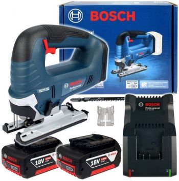 Купить электролобзик Лобзик BOSCH GST 185-LI, акумуляторний 18В, Акб 2 х 4Аг, 3500 об/хв (0.601.5B3.024) | Фото 11