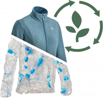 Кофта флісова жіноча для гірського туризму Quechua MH120 8550837 XS бірюзова (2778467_Quechua) Кофта флісова жіноча для гірського туризму Quechua MH120 8550837 XS бірюзова (2778467_Quechua) | Фото 3