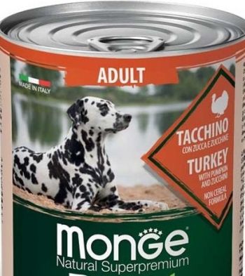 Вологий корм для собак Monge Dog Wet Be Wild Adult індичка, гарбуз та цукіні, 400 г (8009470012645) Вологий корм для собак Monge Dog Wet Be Wild Adult індичка, гарбуз та цукіні, 400 г (8009470012645) | Фото 2