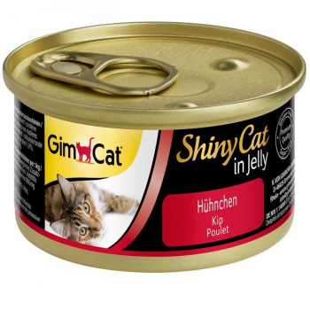 Вологий корм для котів GimCat Shiny Cat курка 70 г (4002064413310) | Фото 1