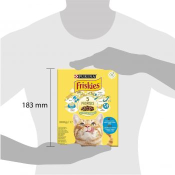 Сухий корм для кішок Purina Friskies Indoor з лососем та овочами 300г (7613031868063) Сухий корм для кішок Purina Friskies Indoor з лососем та овочами 300г (7613031868063) | Фото 5