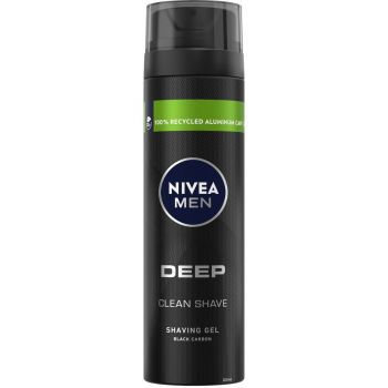 Гель для гоління NIVEA Men Ultra з активованим вугіллям 200 мл (4006000051888) | Фото 1