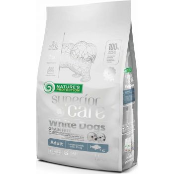 Беззерновий корм для собак з білою шерстю Nature's Protection Superior Care Adult Large Breeds 1.5 к Беззерновий корм для собак з білою шерстю Nature's Protection Superior Care Adult Large Breeds 1.5 к | Фото 1