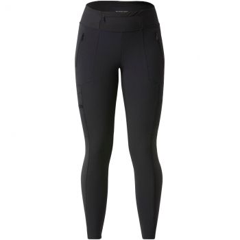 Легінси жіночі для трекінга Forclaz Travel 500 надміцні 8642109 L чорні | Фото 1