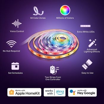 Розумна багатобарвна Wi-Fi стрічка TP-LINK TAPO L930-10 Розумна багатобарвна Wi-Fi стрічка TP-LINK TAPO L930-10 | Фото 8