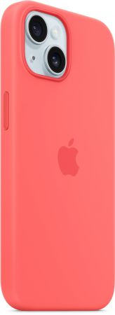 Чохол APPLE для iPhone 15 Silicone Case with MagSafe Guava (MT0V3ZM/A) | Фото 4