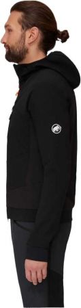 Куртка для туризму Mammut (1011-01920) Aenergy SO Hybrid Hooded Jacket Men 2024 black XXL чорний | Фото 4