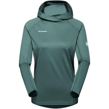 Худі для міста Mammut ( 1016-01430 ) Selun FL Sun Hoody Women 2023 dark jade M синій | Фото 1