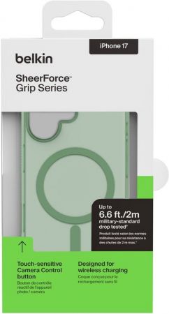 Чохол BELKIN для APPLE iPhone 17 Magnetic Protective Grip Pistachio Green (MSA034HQSE) | Фото 2