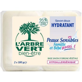 Купить мыло Мило туалетне L'Arbre Vert для чутливої шкіри 2 х 100г (3450601029035) | Фото 1