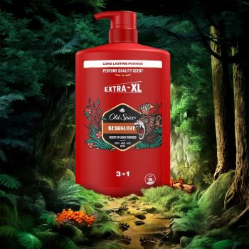 Гель для душу Old Spice та шампунь 2-в-1 Bearglove 1000мл (8700216610933) | Фото 5