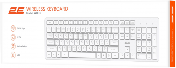 Клавіатура 2E KS260 WL EN/UK White Клавіатура 2E KS260 WL EN/UK White | Фото 2