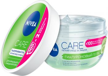 Купить крем для лица Гель для обличчя NIVEA Care насичений гіалуроновою кислотою та соком огірка 100 мл | Фото 4