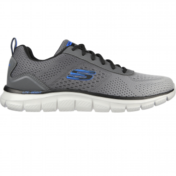 Кросівки чоловічі Skechers Track - Ripkent 232399 CCGY 44 (10.5 US) сірі | Фото 1