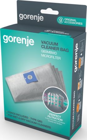 Універсальні мішки GORENJE GB3 мікрофібра 4 шт (GB3) Універсальні мішки GORENJE GB3 мікрофібра 4 шт (GB3) | Фото 2
