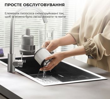 Акумуляторний пилосос Dreame Z30 Aqua Cycle (VZV77B) Купить пылесос Акумуляторний пилосос Dreame Z30 Aqua Cycle (VZV77B) | Фото 4