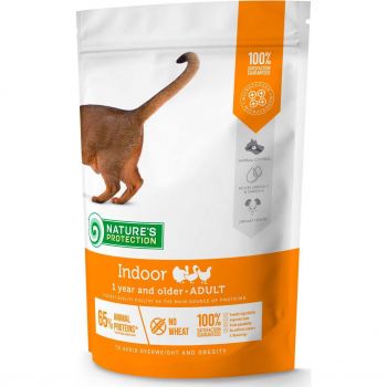 Сухий корм для дорослих котів мешкаючих у будинку Nature's Protection Indoor 400г (NPS45763) | Фото 1