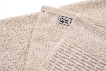 Набір махрових рушників ARDESTO Lotus 2 шт., 50х90см, 70х140см, айворі. (ART2357IV) | Фото 2