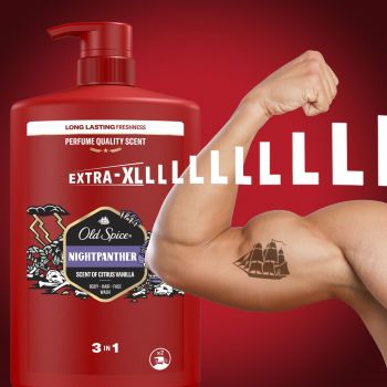 Гель для душу Old Spice та шампунь 2-в-1 Night Panther 1000мл (8700216452670) Гель для душу Old Spice та шампунь 2-в-1 Night Panther 1000мл (8700216452670) | Фото 5