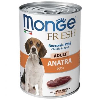 Monge Dog Fresh зі свіжою качкою 400 г (8009470014564) Monge Dog Fresh зі свіжою качкою 400 г (8009470014564) | Фото 3